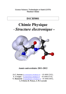 Chimie Physiqu - Université Bordeaux 1
