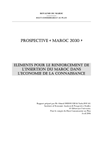 Prospective Maroc 2030