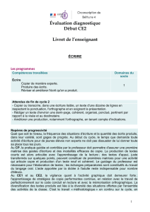 Livret enseignant – Français CE2