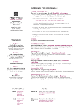 Télécharger mon cv - Lorraine Mercado Graphiste Web designer