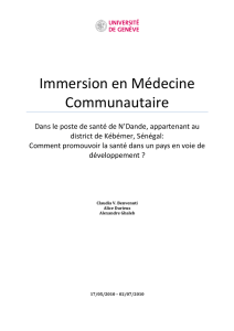 rapport - Faculté de médecine