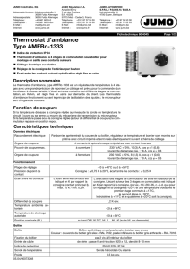 Thermostat d`ambiance Type AMFRc-1333