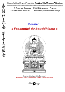 Téélcharger le dossier L`essentiel du bouddhisme