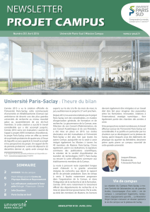projet campus - Université Paris-Sud