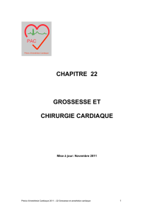 Chapitre 22 - Précis d`anesthésie cardiaque