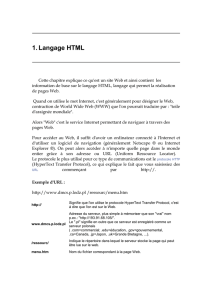 1. Langage HTML