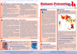 Hainaut Prévention Info N° 3