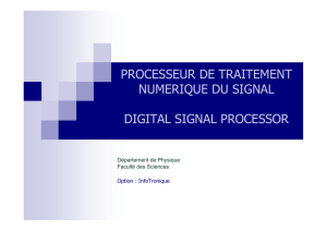 Digital Signal Processor