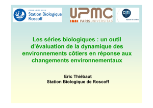 Changement climatique et modification des