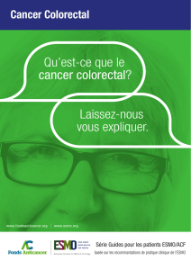 ESMO Patient Guide FR Colorectal Cancer Guide Pour Les Patients