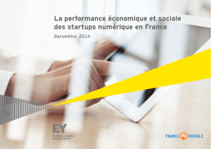 La performance économique et sociale des startups numérique
