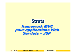 framework MVC pour applications Web Servlets – JSP framework