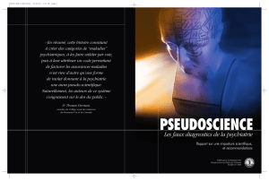 Les faux diagnostics de la psychiatrie