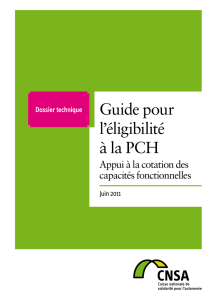 Guide pour l`éligibilité à la PCH - Handi