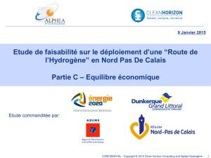 Etude de faisabilité sur le déploiement d`une “Route de l`Hydrogène