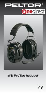 WS ProTac headset