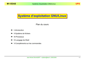 Transparents GNU/Linux 2005/2006 (pdf 261 Ko)