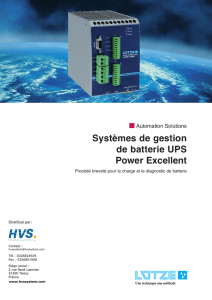 Systèmes de gestion de batterie UPS Power Excellent