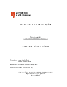 MODULE DES SCIENCES APPLIQUÉES