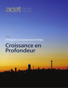 Croissance en Profondeur - African Center for Economic