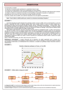 Dissertation - déficit public et croissance (2011