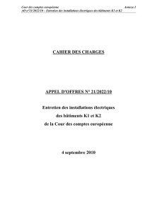CAHIER DES CHARGES APPEL D`OFFRES N° 21/2022/10