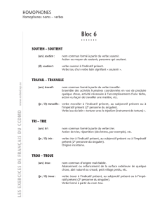 Bloc 6 - ccdmd