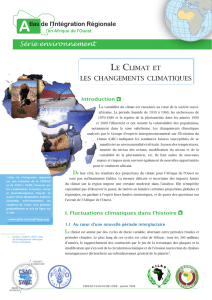 Le climat et le changement climatique