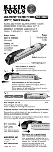 NON-CONTACT VOLTAGE TESTER (NCVT-2
