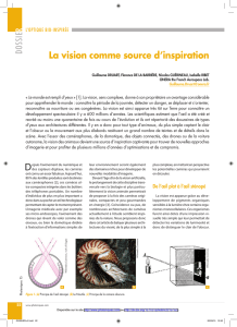 La vision comme source d`inspiration