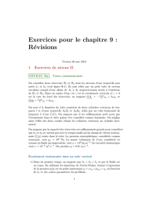 Exercices de révision de niveaux II et III