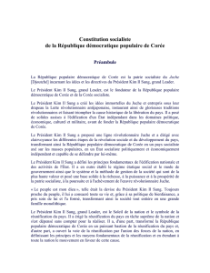 Constitution socialiste de la République démocratique populaire de