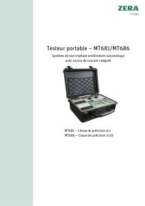Testeur portable – MT681/MT686