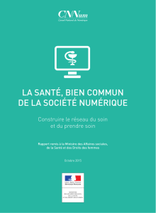 la santé, bien commun de la société numérique