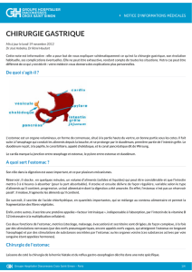 chirurgie gastrique - Groupe Hospitalier Diaconesses Croix Saint