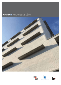 Gand n archives de l`état