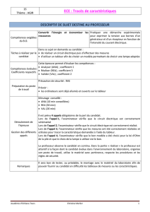 ECE : Tracés de caractéristiques - Académie d`Orléans