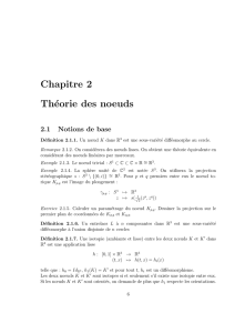 Ch2: Théorie des noeuds - IMJ-PRG