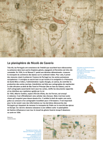 Le planisphère de Nicolò de Caverio - BnF