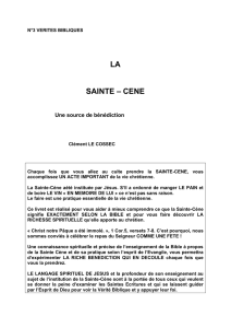 LA SAINTE CENE - Clément Le Cossec