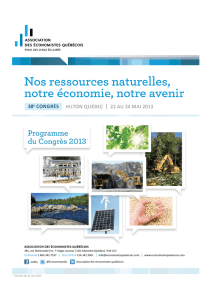 * Version du 21 mai 2013 - Association des économistes québécois