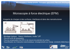 Microscopie à force électrique (EFM)