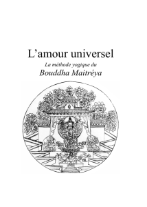 L`amour universel - Editions Vajra Yogini