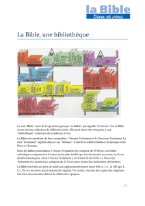 La Bible, une bibliothèque