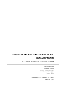 la qualite architecturale au service du logement social