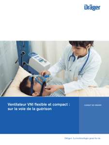 Ventilateur VNI flexible et compact : sur la voie de la guérison
