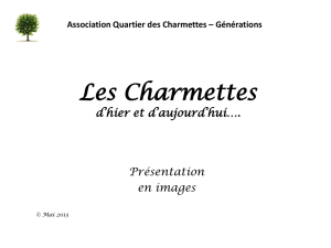 Les Charmettes en images - Association Quartier des Charmettes