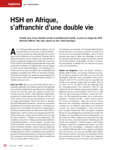HSH en Afrique, s`affranchir d`une double vie