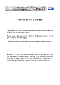 Travail de Fin d`Etudes
