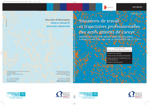 Situations de travail et trajectoires professionnelles